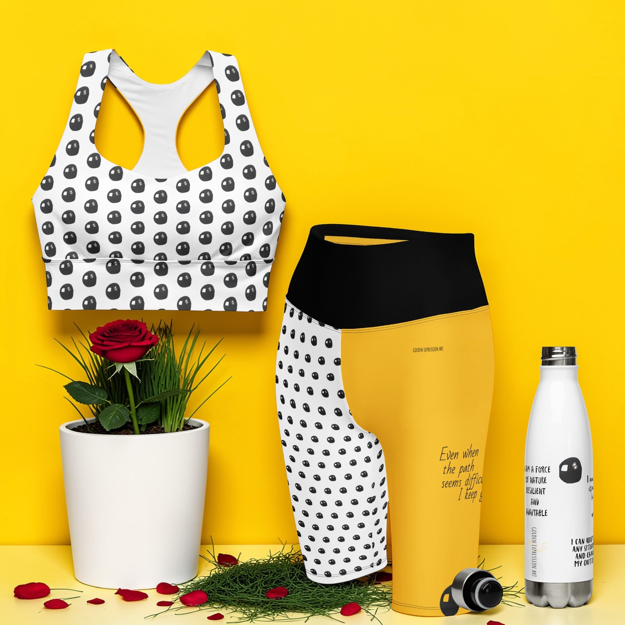 Bumble Bee Athletic Yoga Shorts
