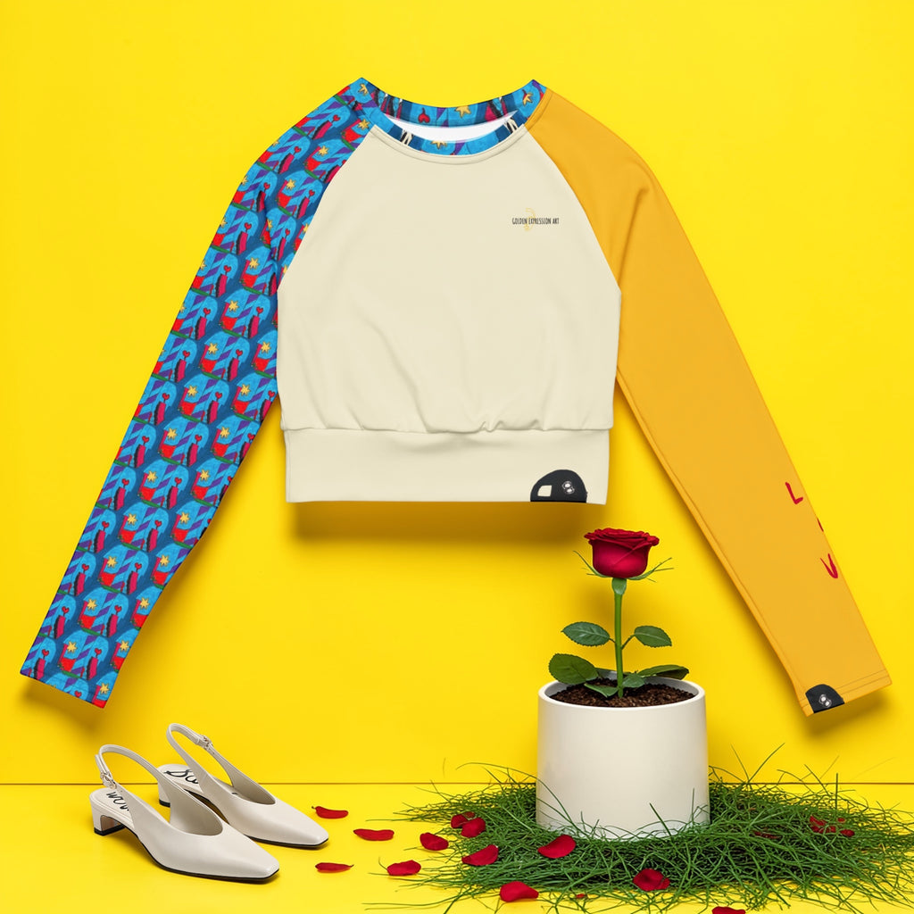 Venice Long Sleeve Crop Top