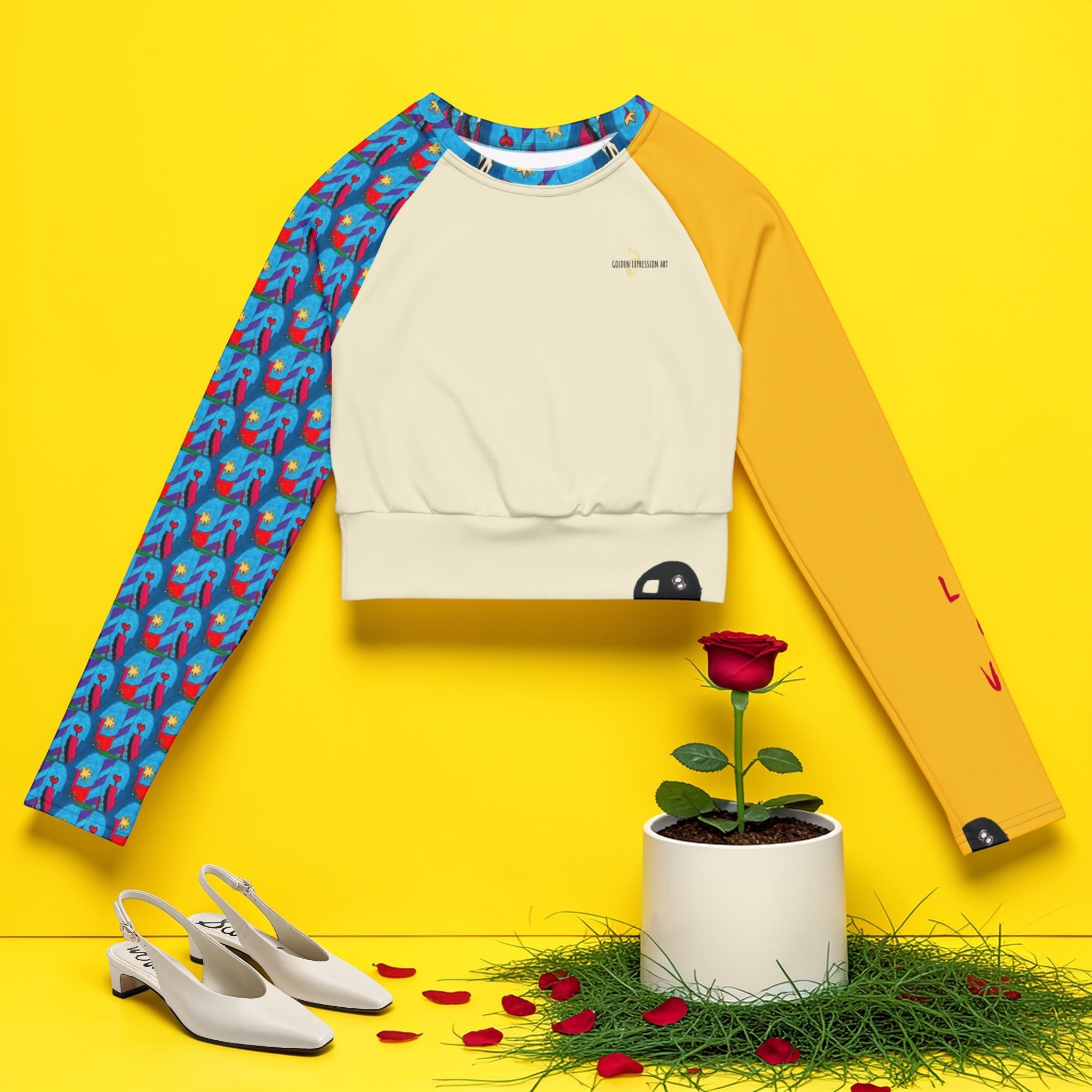 Venice Long Sleeve Crop Top
