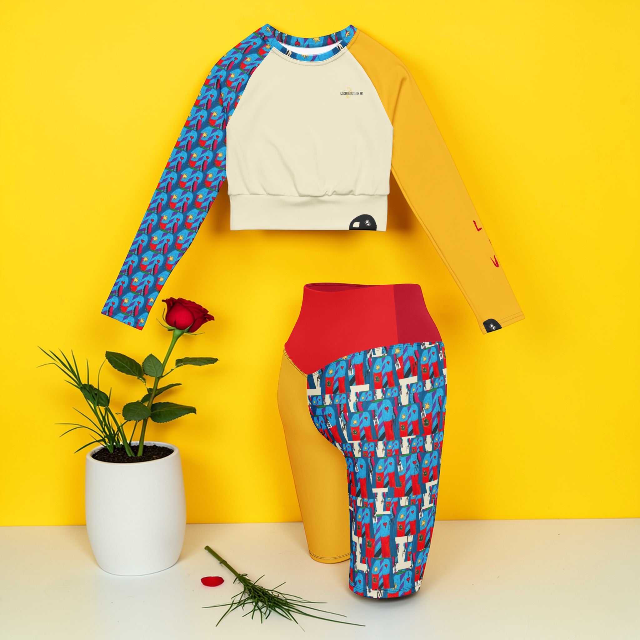 Venice Long Sleeve Crop Top