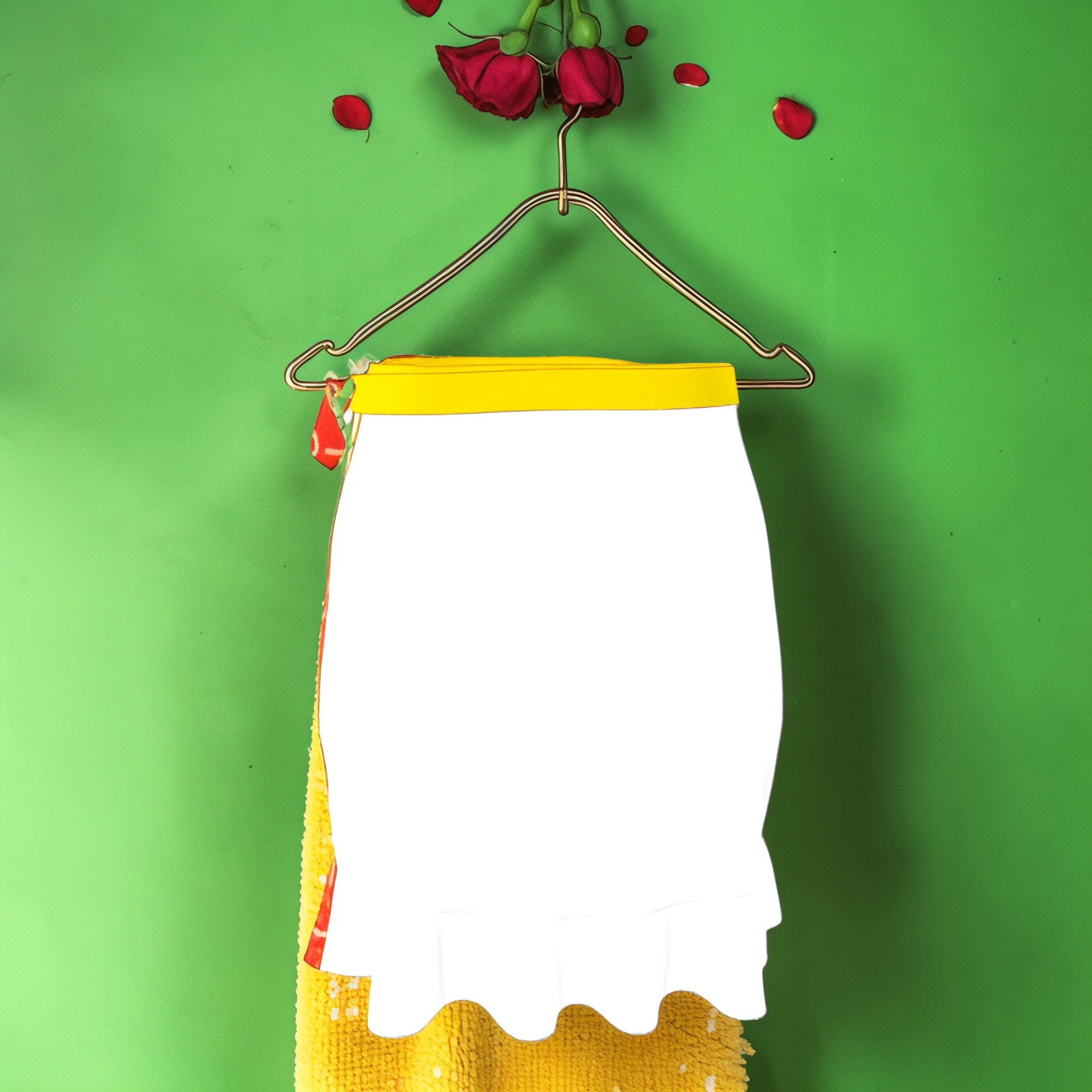 Butterfly Flounce Short Skirt
