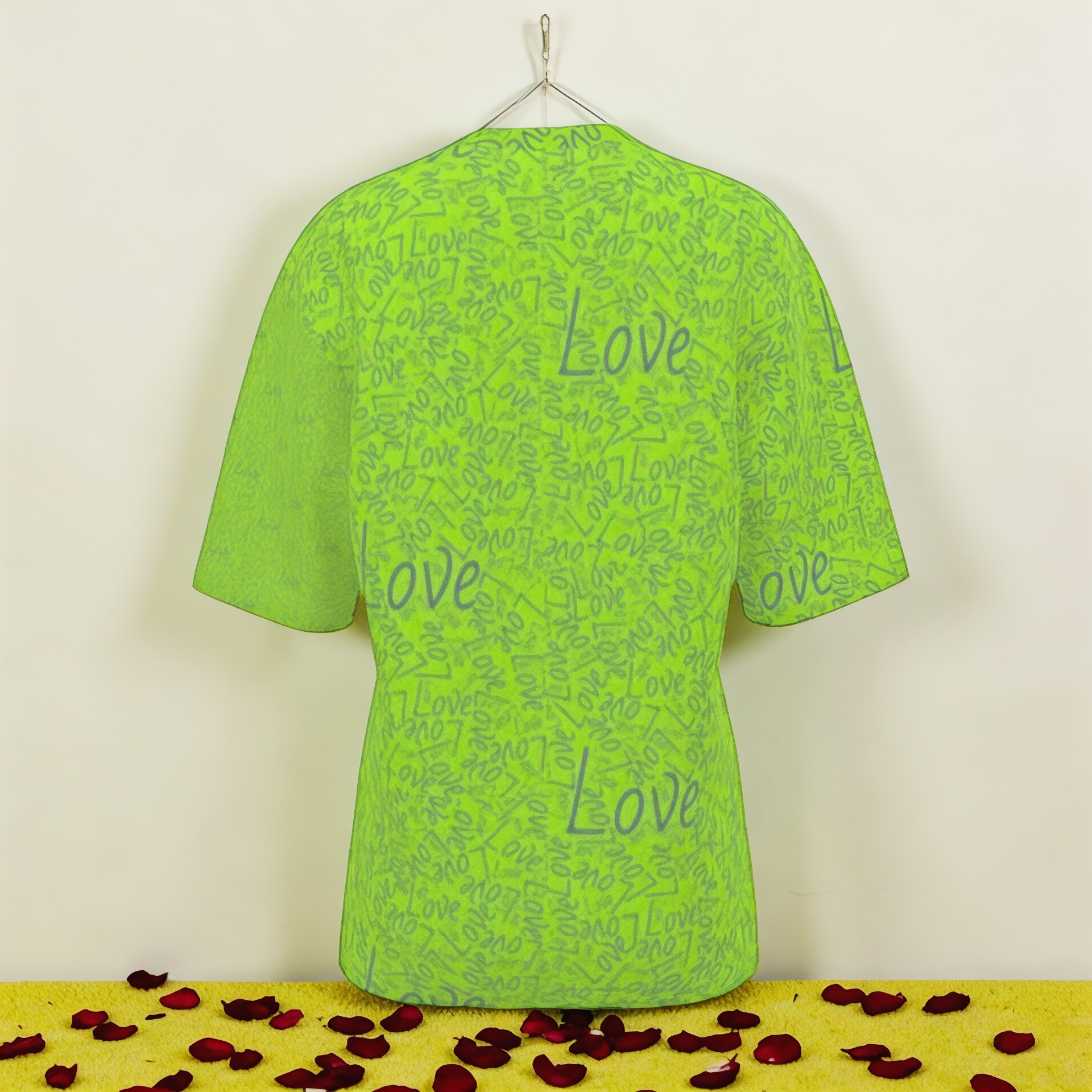 Magnetic Rib Crew Neck Oversized T Shirt