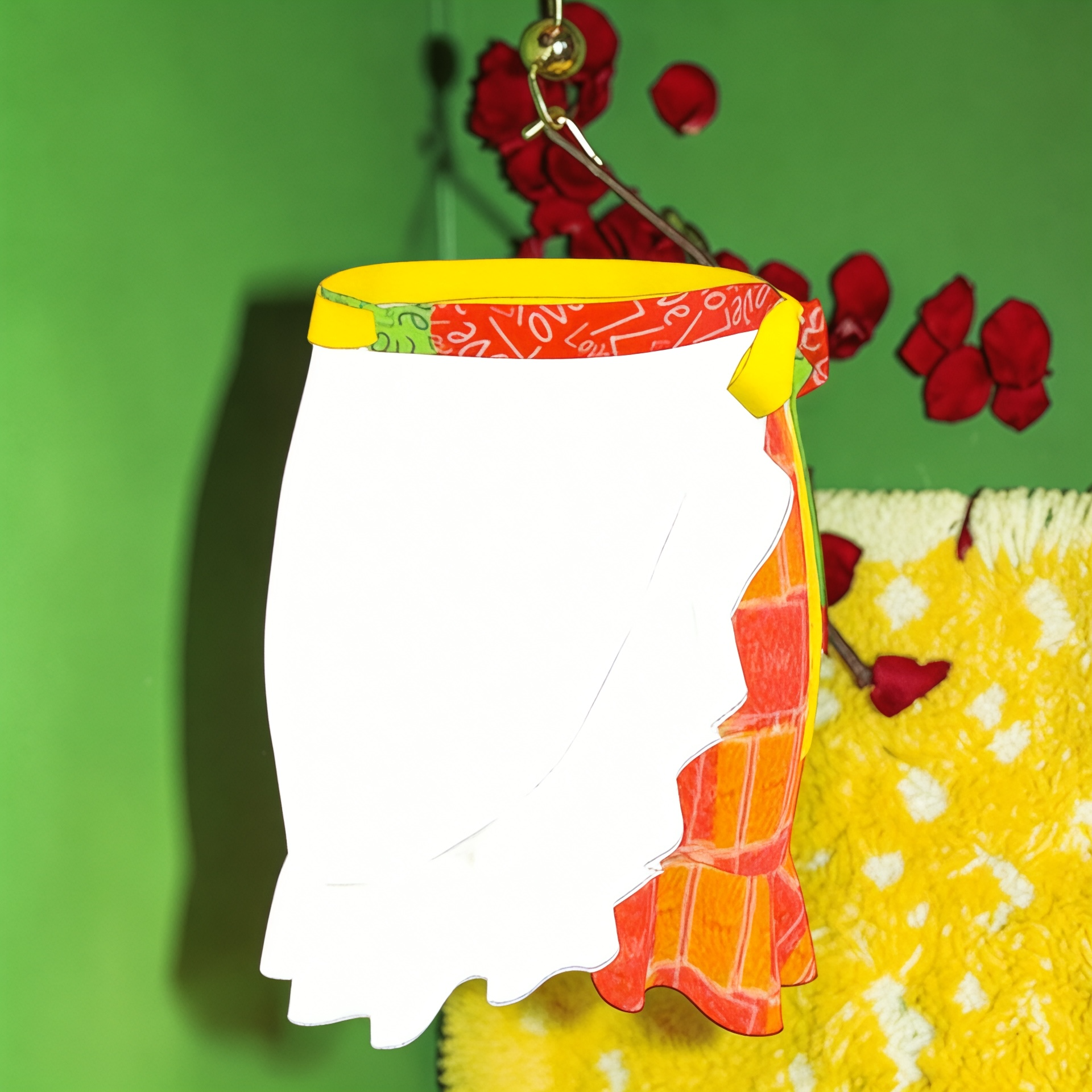 Butterfly Flounce Short Skirt