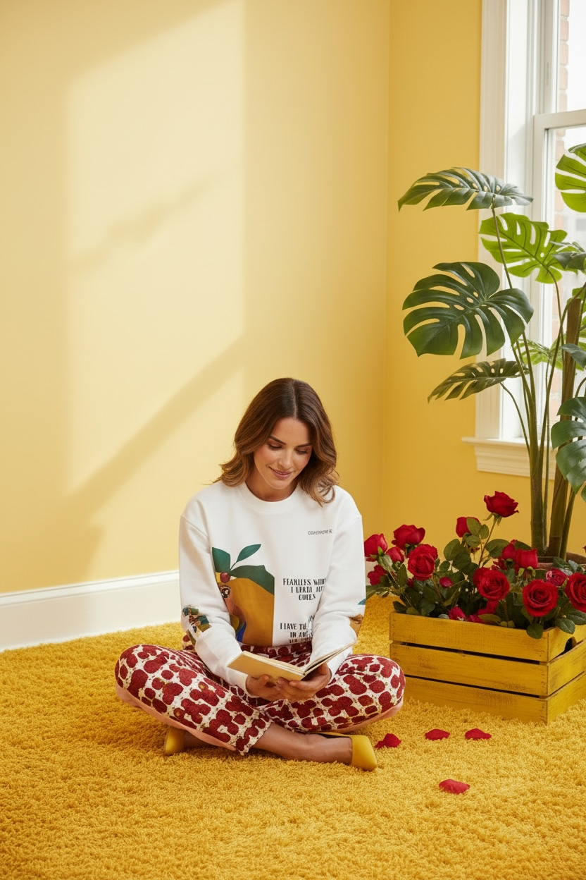 Wild Flower Oversized Sweatshirt