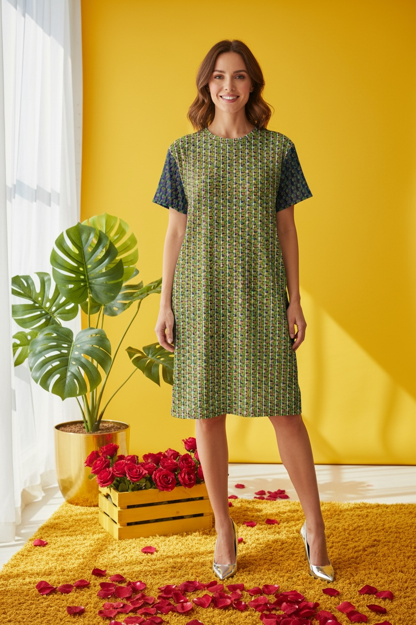 Sage Mantra Flowy Dress