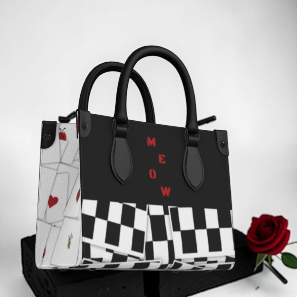 MEOW Checked Mini Satchel – Limited Edition