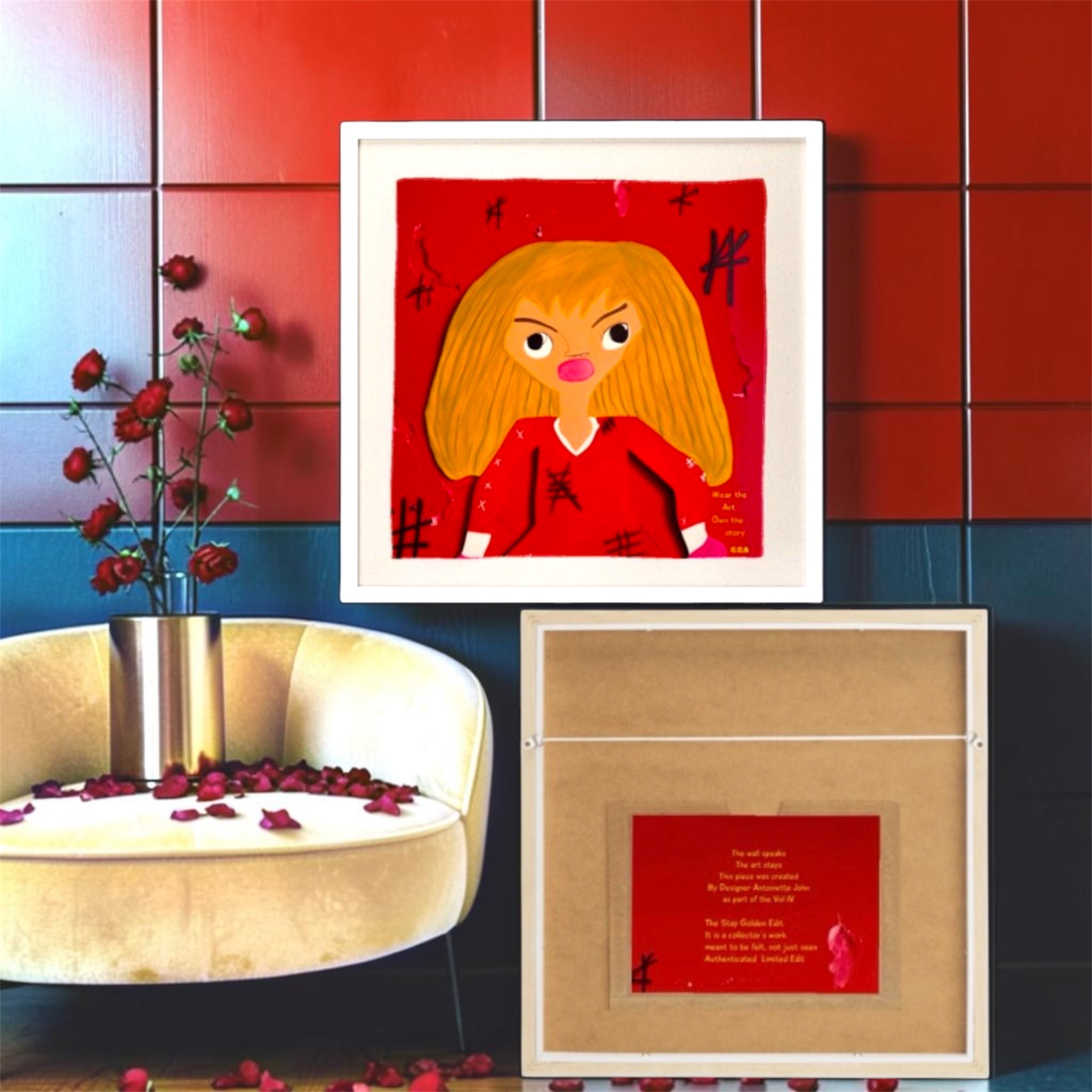Vol IV — The Doll Wall (Framed Art Print)