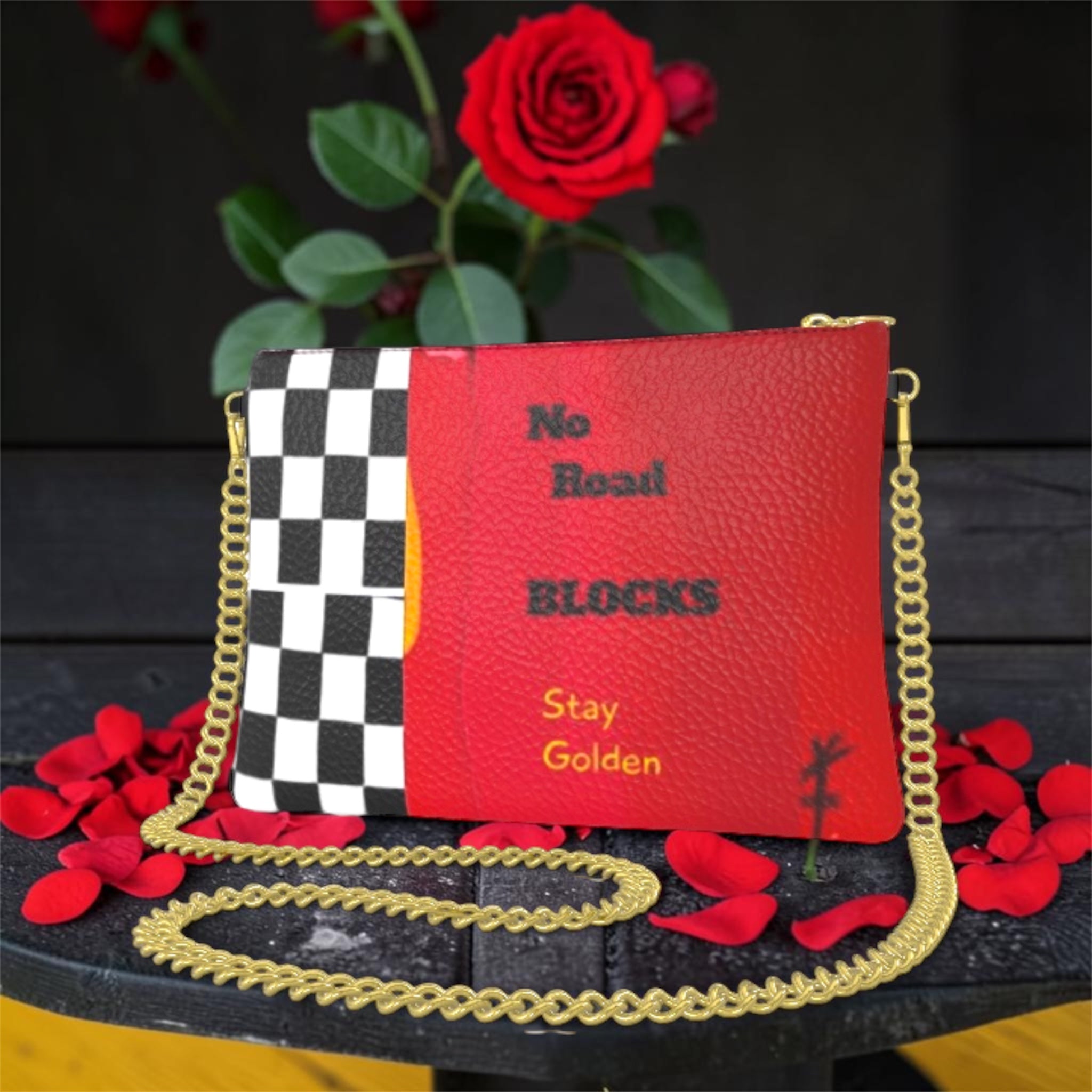 Vol IV — The Rose Gambit (Clutch Crossbody)