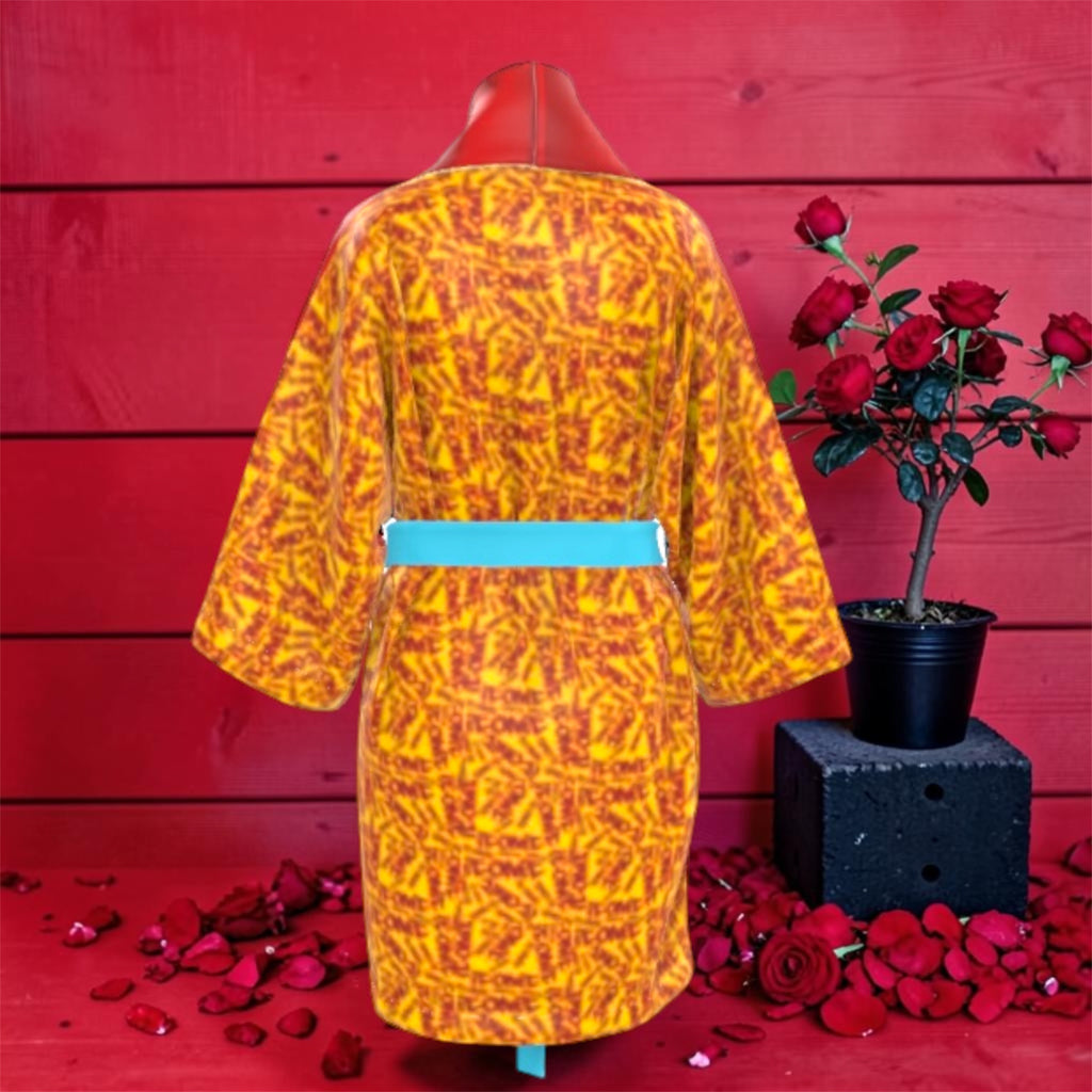 The Golden Wrap Kimono