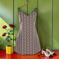Paris Italy Fairytale Silk Dress