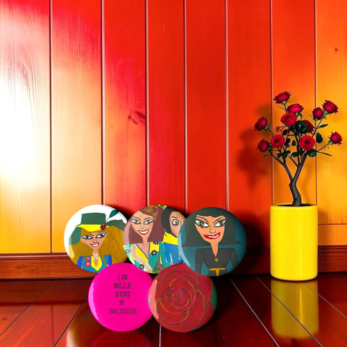 Eden Bouquet Pin Button