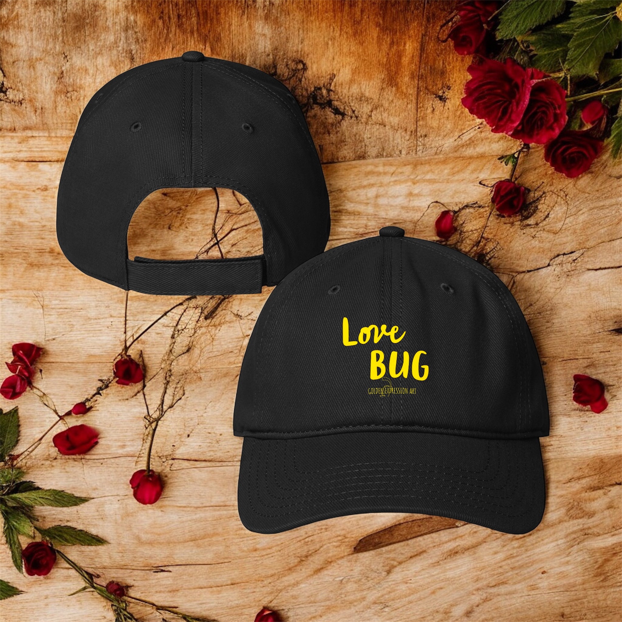 Image 1 - Sporting Adventures Cap – front view stylish cap from the Night Time Velour Collection | Golden Expression Art"