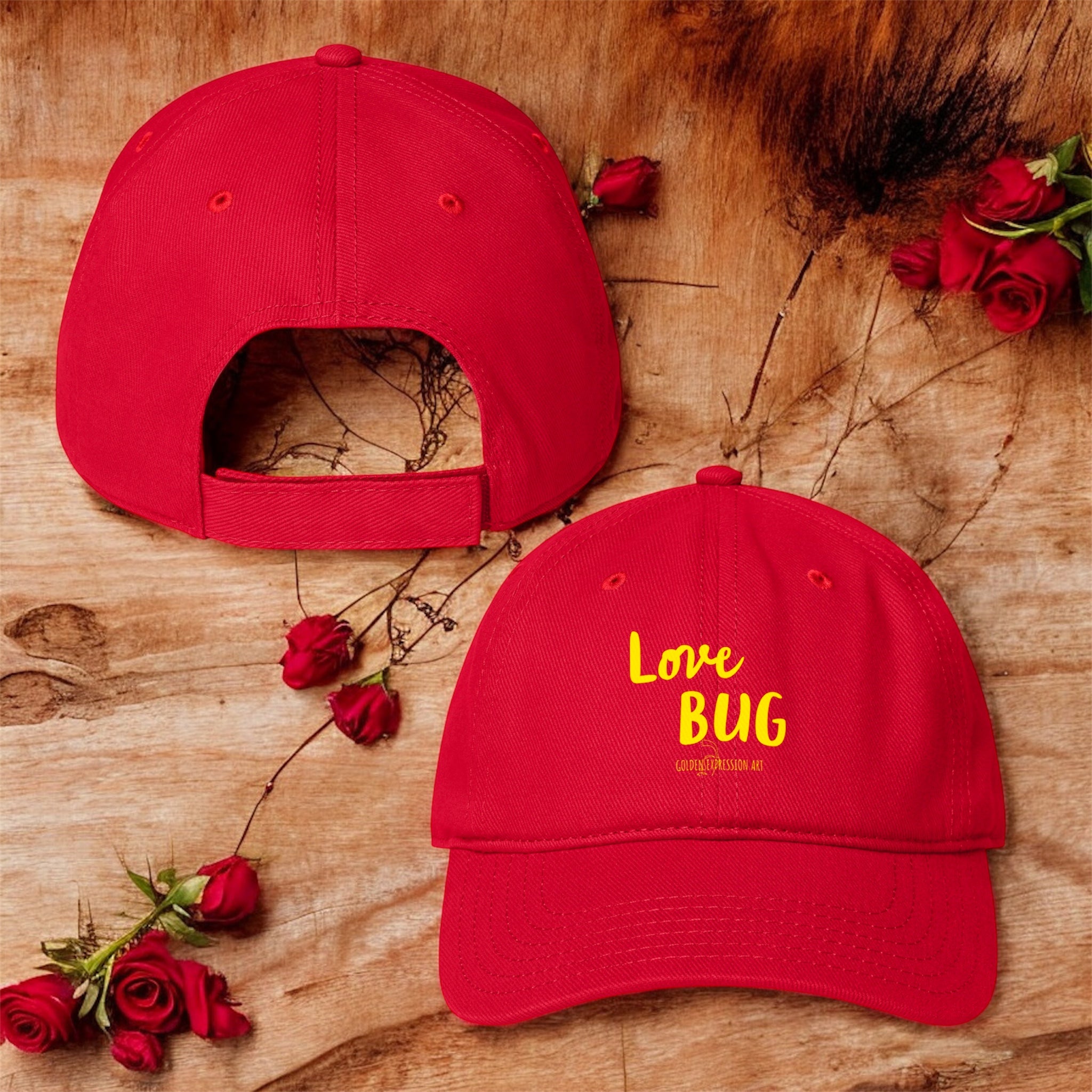 "Image 2 - Sporting Adventures Cap – side view stylish cap from the Night Time Velour Collection | Golden Expression Art"