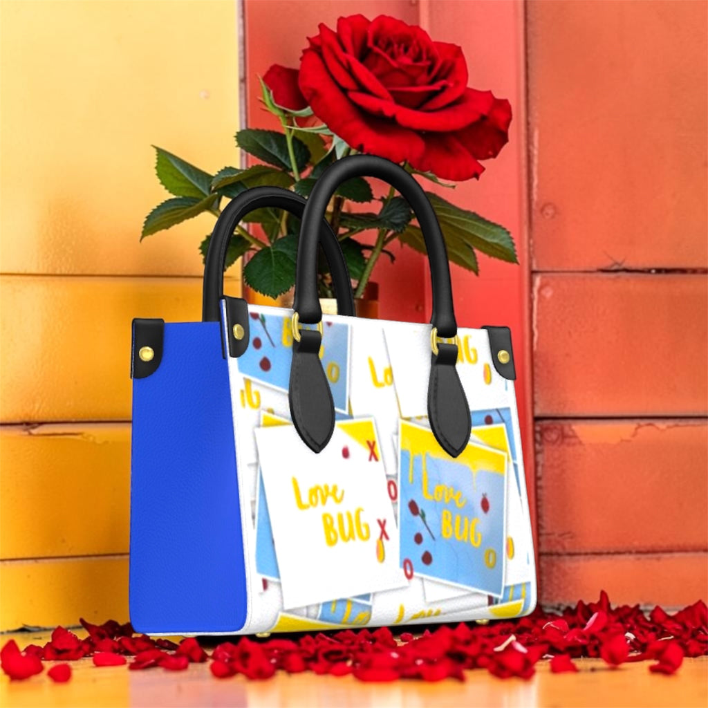 Image 2: The Blaze Mini Satchel – Side View | Golden Expression Art