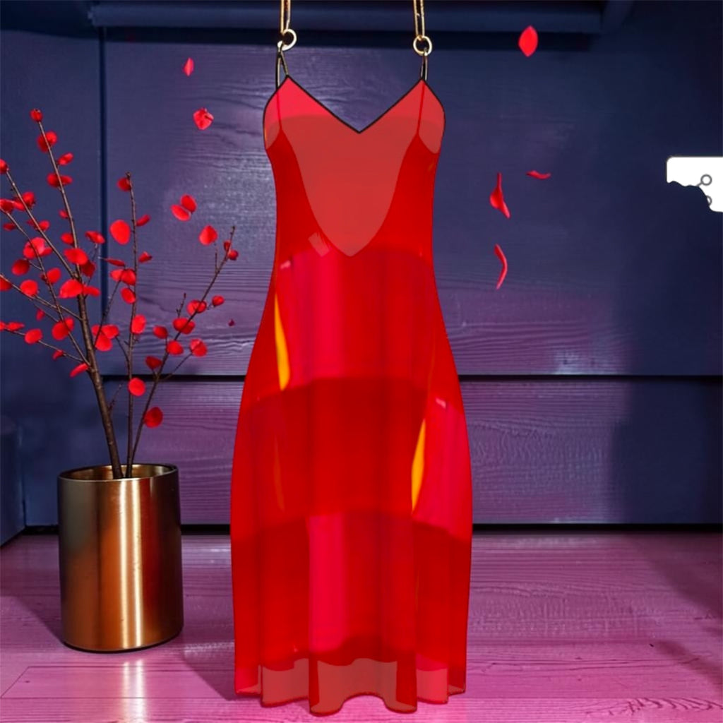 Image 1: Vol IV — The Millionaire Silk Dress, front view, limited edition silk dress — Golden Expression Art