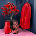 Image 1: Vol IV — The Scarlet CEO Set, front view, scarlet red power set — Golden Expression Art Limited Edition