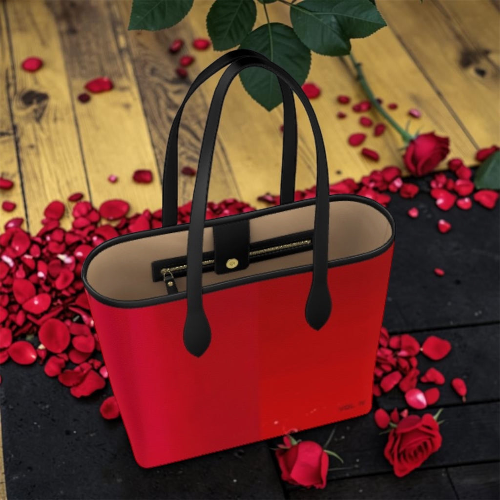 2. The Scarlet Carry Tote Front View | Every Move Is Golden Detail | GEA Vol IV
