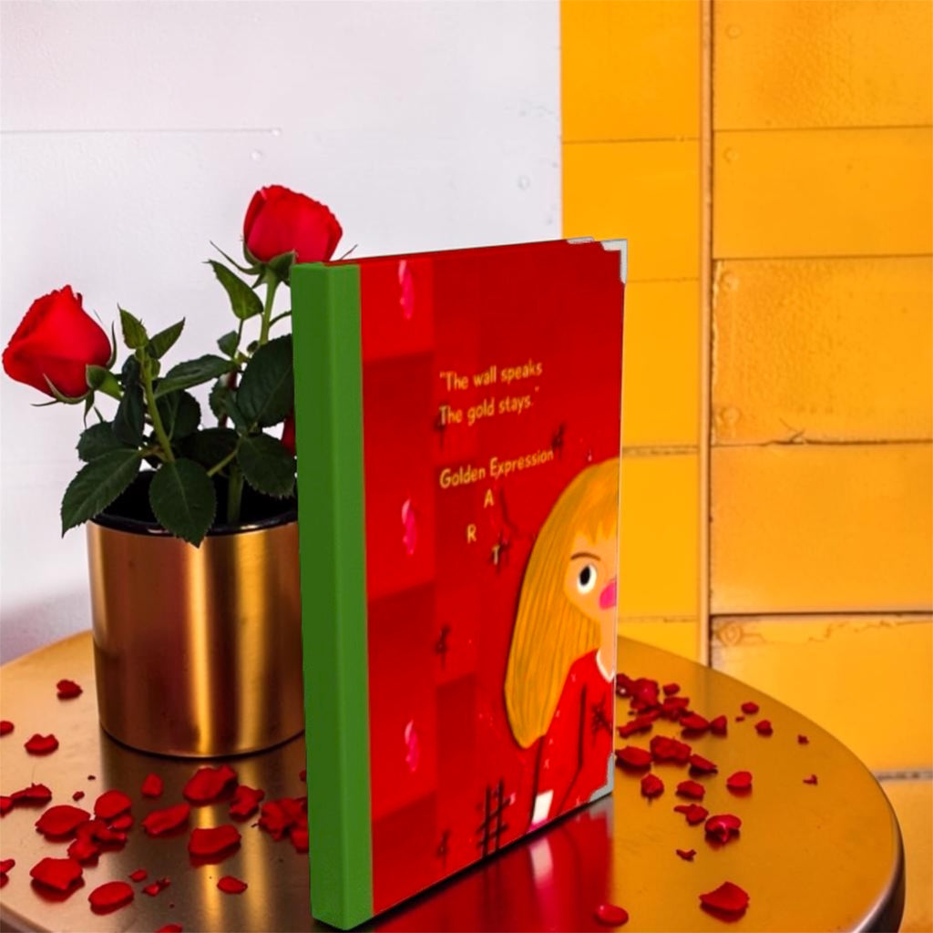 Image 1: "Vol IV — The Stay Golden Journal, front cover view, limited edition collector's journal | Golden Expression Art"