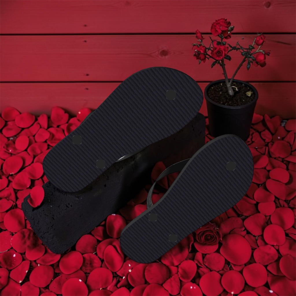 The ICONIC Sole flip flops black sole detail