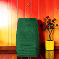 Vol II — The Eden Velvet Pencil Skirt, front view, forest green velvet, structured pencil silhouette, midi length, clean waistband, GEA