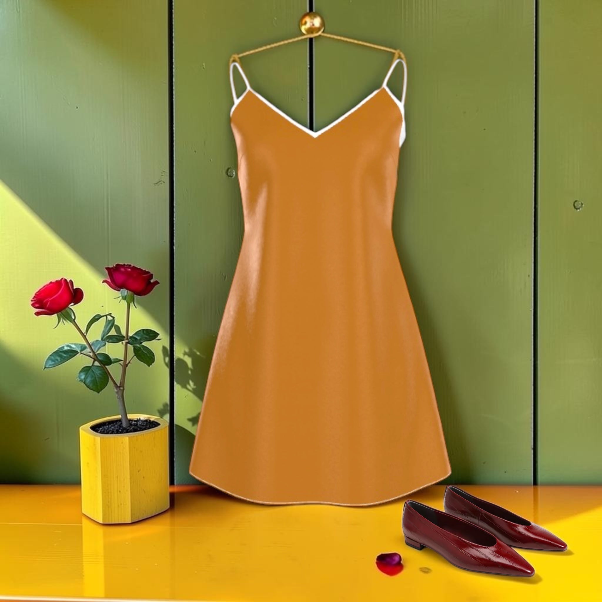 The Golden Hour Slip in Amber Gold — Vol I Limited Edition